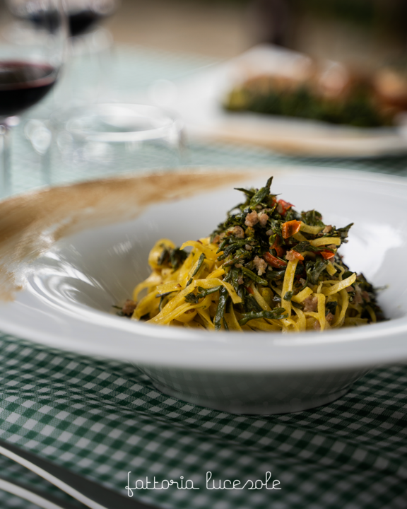 TAGLIATELLE FATTE IN CASA CON PACASASSI